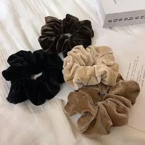 헤어핀 프리미엄 벨벳 헤어 곱창끈