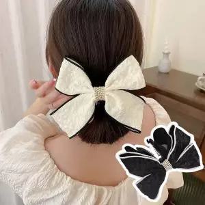 머리핀 플라워 리본 바나나클립핀