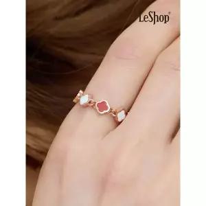 [르샵]14K 모노 클로버 반지 GoldPlated LJ6015BRR_P419300659