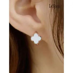[르샵]14K 모노 클로버 귀걸이 GoldPlated LJ6013BRE_P419300656