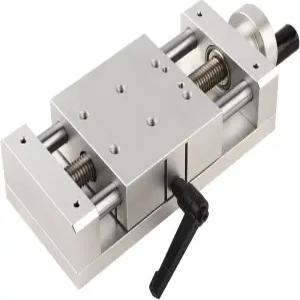 CNC 위치 및 고정을 위한 50mm 이동이 가능한 알루미늄 합금 선형 스테이지 슬라이딩 테이블 KA80-1402-50