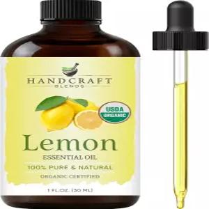 핸드크래프트 디퓨저 및 아로마테라피를 위한 레몬 에센셜 오일 - 1 Fl Oz 100 순수 천연 프리미엄 등급