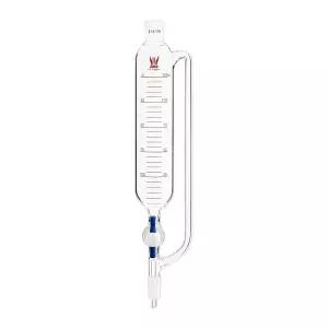 CS glass 25ml 압력 균등화 눈금 추가 깔때기 4 /20 및 2mm 스톱콕 붕규산 유리 실험실 제품