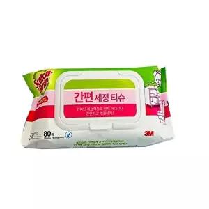 TBZ 뽑아쓰는 간편 세정티슈 80매 세정살균티슈 살균 소독
