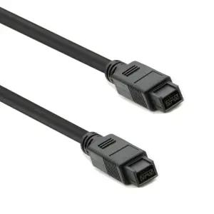 AXON FireWire 800 케이블 6피트 IEEE 394b 9핀 대 남성 파이어와이어 코드