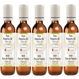 그린우드 에센셜 퓨어 피스타치오 오일 (피스타샤 베라) 콜드 프레스 (5팩) 100ml X 5 (16.9온스)