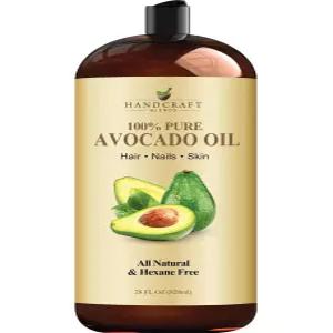 핸드크래프트 블렌드 아보카도 오일 - 콜드 프레스 28 Fl Oz 100 순수 및 천연 피부와 모발을 위한