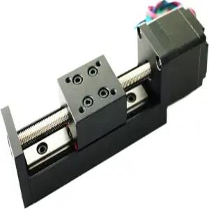 CNC 3D 프린터용 Nema11 28mm 스테퍼 모터가 장착된 선형 레일 가이드용 HHBL8I T형 미니 슬라이딩 테이블