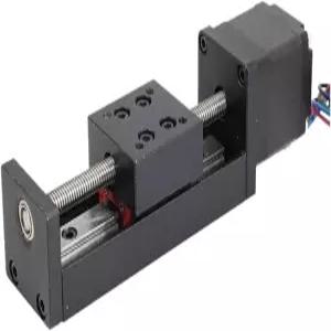 CNC 3D 프린터용 Nema11 28mm 스테퍼 모터가 장착된 선형 레일 가이드용 S25HH0 T형 미니 슬라이딩 테이블