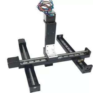 HVGZDQQD T형 슬라이딩 테이블 레일 선형 50-300mm 스트로크 NEMA11 스테퍼 모터 키트 가이드 X-Y/Z 축 Z