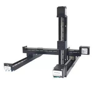 T형 슬라이딩 테이블 레일 선형 50-300mm 스트로크 NEMA11 스테퍼 모터 키트 가이드 XYZ 축 Z XY-150mm-1mm