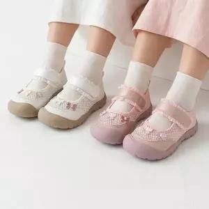 [보리보리/리틀잼스]리틀잼스 아동 여아 어린이 메쉬 벨크로 리본 샌들 운동화 신발 kd628