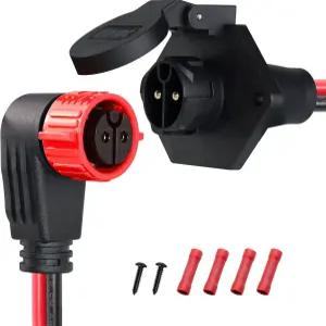 트 모터 플러그 2V /24V /26V /48V 및 미니 코타 마린 보트용 리셉터클 8 게 2와이어 퀵 커넥트 남성