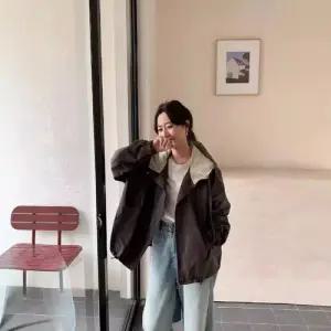 여친 봄 솔리드 후드 코트 야구 집업 트렌치코트 점퍼 DUCHI1