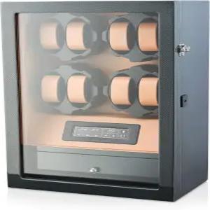 8 LED 백라이트가 장착된 Watch Winder 및 5 보관 서랍