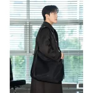 [롯데백화점]질스튜어트 JUBA5F932BK[질스튜어트X삭형] 블랙 나일론 2WAY 숄더백 (카드지갑 포함)