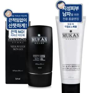 무칸 남성 선젤 딥클렌저 남자 친구 2종 선물 세트