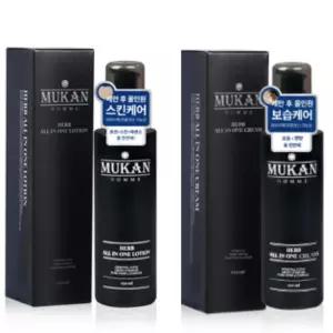 무칸 올인원 로션 크림 남성 화장품 2종 선물 세트