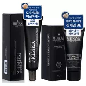 무칸 남성 프라이머 퍼펙트 비비크림 남자 화장품 SET