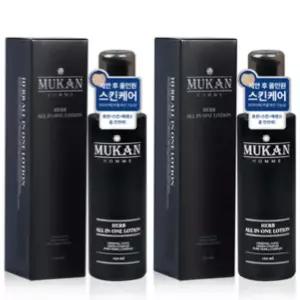 무칸 남자 올인원 로션 남성 화장품 선물 150ml 2개