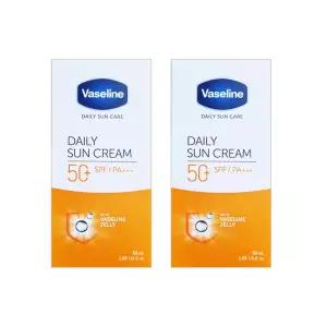 바세린 데일리 선크림 50ml SPF50+ PA+++ X2개