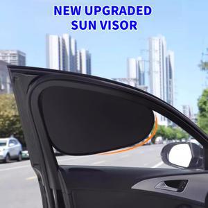 자동차썬바이저 차량 측면 정전기 눈부심 UV 커튼 차광막 가리개 레이어 차량용 차단 4중 햇빛 방지 차단막