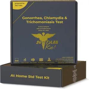 247kit 가정용 성병 검사 키트 트리코모니아증 임질 및 클디아 u203 신중하고 정확한 비공개 CLIA 실험실