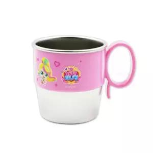 프린세스 캐치티니핑 하츄핑 손잡이 스텐컵 280ml 1개 스텐304 아동 어린이 손잡이 물컵 캐릭터 유치원 어린이집 준비물 국내생산