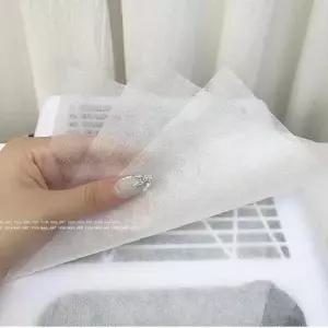 네일 진공 필터 종이 흰색 집진기 교체 초박형 클리너 부직포 면화