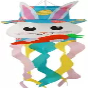 THQZLH 44인치 이스터 윈드 버니 야외 클리어런스 봄바람 양말 야드와 가든 부활절 장식용