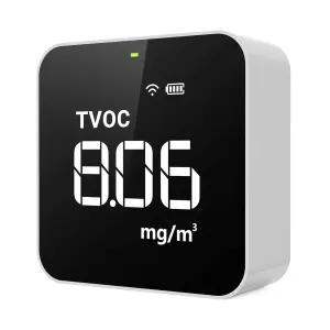 앱 M0i를 통한 WiFi 연결 및 원격 모니터링을 통해 AQI PM25 포름알데히드 VOC에 대한 템탑 스마트 공