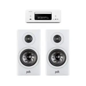 데논 RCD-N12 + 폴크오디오 R100 올인원 네트워크 하이파이 오디오