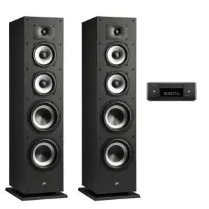 데논 RCD-N12 + 폴크오디오 XT70 올인원 네트워크 하이파이 오디오