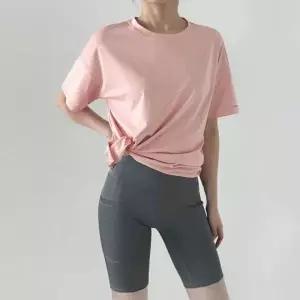 [하프클럽/]스포츠 반팔 사이드트임 루즈핏 커버업 티셔츠