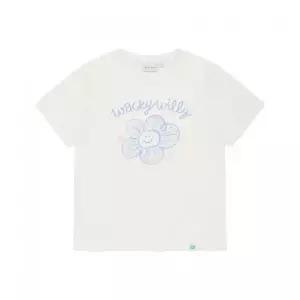 와키윌리 WACKY WILLY [26SS] 우먼스 빅릴리 그래픽 반팔 티셔츠 화이트 WA2602ST55WH 392259