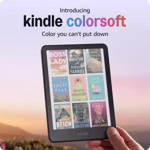 국제 버전 ？ Amazon Kindle Colorsoft 16GB 컬러 디스플레이와 조절 가능한 웜 라이트 포함 광고 없음 블랙