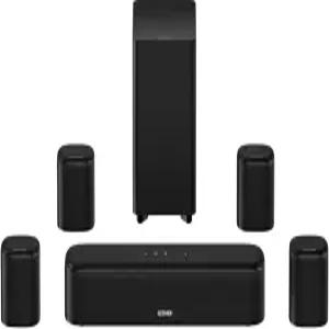 ULTIMEA 7.1ch 사운드 바 서브우퍼 포함 330W 피크 파워 스마트 TV용 가상 서라운드 시스템 4개의 스피커가
