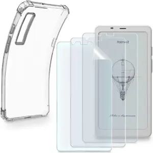 Onyx Boox Palma 2 PET 스크린 보호 필름 고해상도 및 소프트 클리어 TPU 케이스에 호환되는 HUADU 전자책