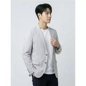 오스틴리드 라이트그레이 나일론 경량 자켓-A2BB2310165B1282457