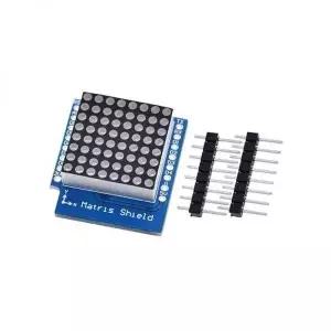 WeMos Mini D1 호환 LED 도트매트릭스 MATRIX 쉴드 (VLT-WM010) 회로 오픈소스