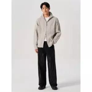 에잇세컨즈 454121LP25 데님 와이드팬츠 물결 워싱 팬츠 블랙 25 3795955