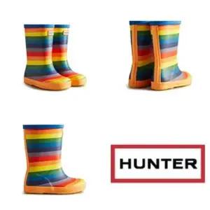 매장정품 헌터 토박스 [인솔] 키즈 퍼스트 클래식 레인보우 HTKCG2TSFR11( 130mm-170mm) 161500