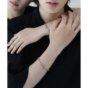 매장정품 LAZYDAWN box chain couple bracelet B025