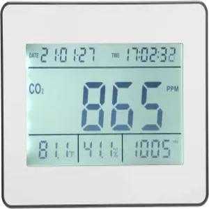 GYZOUKA LCD CO2 검출기 이산화탄소 모니터 백라이트 디스플레이 데이터 로깅 기능 플러그 으로 온도 습도