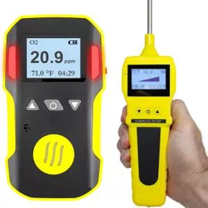 포렌식 감지기 FD 산소 O2 분석기 펌프 의한 탐침 국립과학기술원 NIST 보정 USB 충전 소리 빛 및 진동