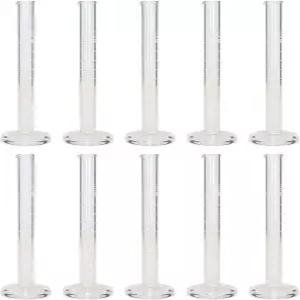 GSC 인터내셔널 CSS00 단일 스케일 실린더 붕규산염 유리 0ml 눈금 스파우트 STEM 실험실 및 교실용 0팩