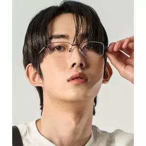 매장정품 KOLEAT 티타늄 긱시크 투명 블루레이 차단 검정테 글라스 안경 [BMDTG] MEN ver.
