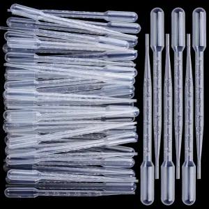 티니터 이송 피펫 오일용 50PCS 3ml 퍼 플라스틱 과학 실험실용 일회용 액체 실험실 DIY