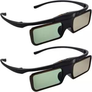 RF 3D TV용 충전식 신트론 ST08BT 2X 액티브 셔터 안경 엡손 프로젝터용 TDGBT500A TYER3D5MA 호환 가능