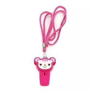 [하프클럽/]미아방지 유아용 호루라기 고양이 (분홍) 유아 안전용품 외출용